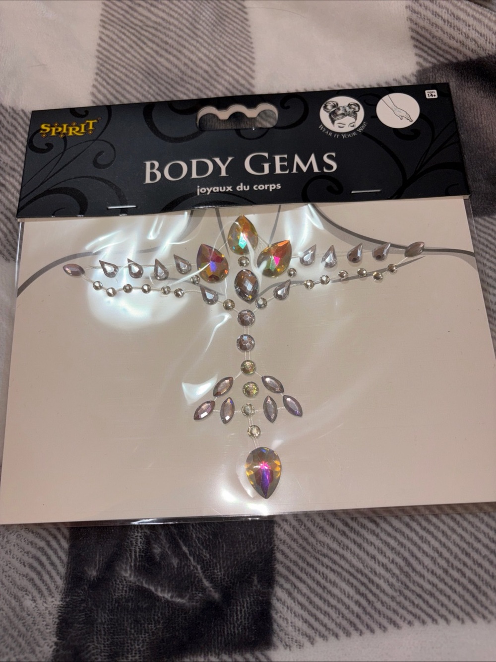 Spirit Iridescent Crystal Body Gems - Multicolor